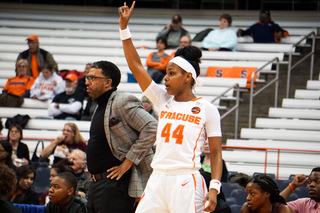 Jasmine Nwajei scored two points and grabbed seven rebounds.